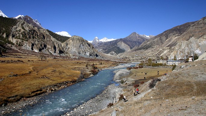 Mountains & Rivers in the Annapurna Region