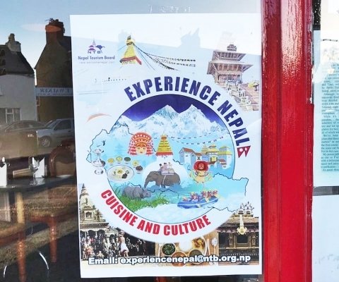 Experience Nepal posters in retaurants of Dublin - Image