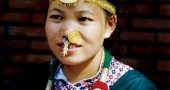 Nepali lady in cultural Dress