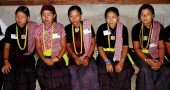 Nepali women in cultural Dress