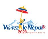 Visit Nepal 2020 Logo – French Version