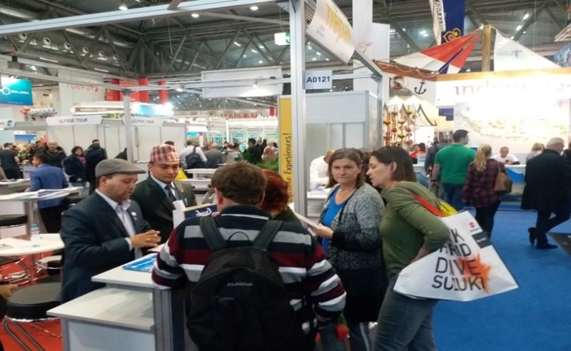 Visitors at Nepal Stall | Vienna, Austria