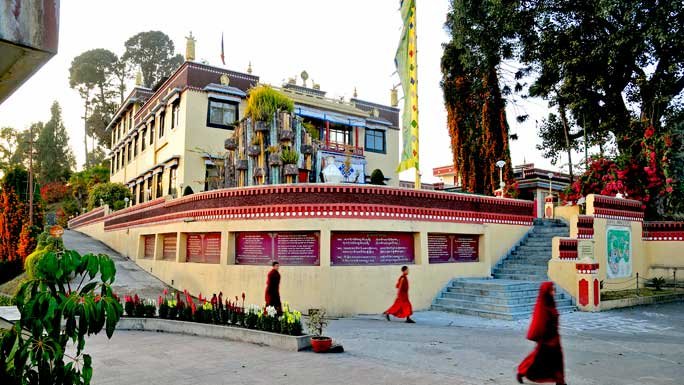 Kapan Monastery in Kathmandu, Nepal. 